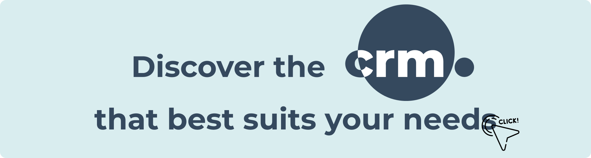 Discover the CRM that best suits your needs